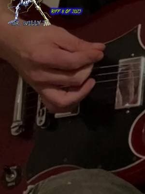 Riff 8. My apologies folks - I didn't realize the editing software I used changed video size format. String skipping, blues pentatonic minor D, inverse playing of same melody. #guitartok #rifftok #guitarlessons