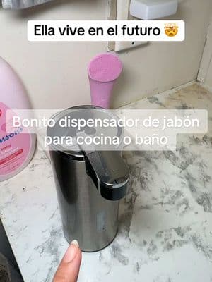 Dispensador de jabón electrónico para cocina o baño #jabon #dispensador #dispensadordejabon #dispensadorautomatico #autodispenser #soapdispenser #accessories #homeaccessories #TTSDelightNow #giftguide #Home #baño #hispanictiktok 