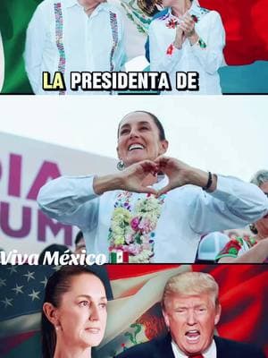 #la presidente de México 🇲🇽 #claudiasheimbaum #manda un fuerte mensaje #alos inmigrantes si deciden regresar a México  de Estados Unidos aquí los abrazamos por aranceles de Donald trump#fyp inmigrante #latino#fipシ 