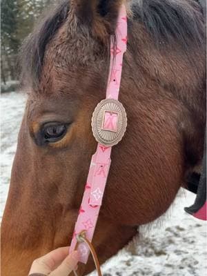 Here are the headstall on a horse😙 #fyp#foryoupage#trend#viral#barrelracer#montana#rodeohorses#leatherwork#customhorsetack#LVtack#fyp