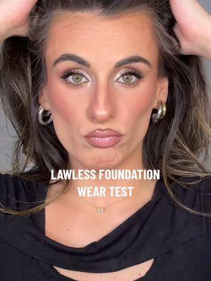 Replying to @Kathy: The Beauty Pro wear test approved for me! It does pull a little warm initially but by the time my makeup is done, it looks flawless. #lawlessfoundation #fullcoveragefoundation #foundationweartest #makeupapplication #makeupforacne 