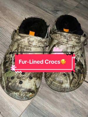 I love you @Crocs 🩷 #crocs #crocs4life #furlinedcrocs #camo #camocrocs #clogs 