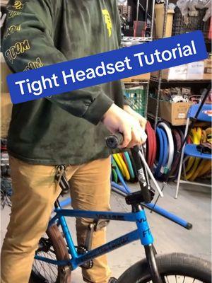 Tight Headser Tutorial #bmx #bmxshop #bmxhowto #bmxtips #bicycletools 