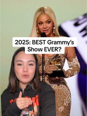 This was THE BEST Grammy’s show in recent history. Bravo @Recording Academy! What was your fave part? #thegrammys #grammys #2025grammys #beyoncegrammy #taylorswift #chappellroan #sabrinacarpenter #grammysrecap