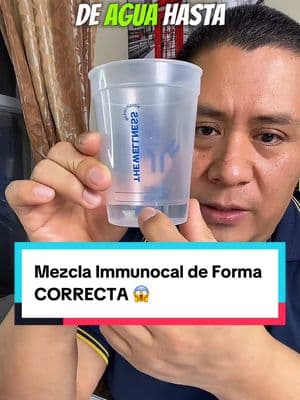 Mezcla un sobre de immunocal de forma Correcta. #immunocal #antioxidants #glutathione #suplementosnaturales #wheyprotein #productonatural #suerodeleche 