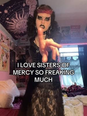 #sistersofmercy #gothfitcheck #wlw #gothfashion #gothdancing #goth #gothic #gothmakeup #firstandlastandalways 