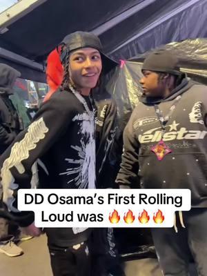 DD OSAMA BACKSTAGE AT ROLLING LOUD #ddosama #rollingloud 