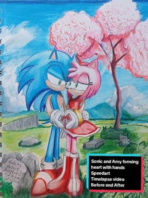 😊✍🏻(Long Version video) I finally finished my speedart timelapse drawing of Sonic and Amy Rose also it took me days to finish it also  making the animations but its worth it though I drew this drawing it back in 2017 and today 2025 I made a redraw and before and after I've always wanted to try this combination of animation speedart with song lyrics thank God im done Ik this is Silver the Hedgehog and Blaze The Cat theme but this song fits with anything also I love this song a lot too so yeah. . 😊✍🏻(Version larga de video) Finalmente termine mi arte a velocidad dibujo lapso de tiempo de Sonic y Amy Rose tambien me tomo dias en terminarlo y haciendo las animaciones pero valio la pena dibuje este dibujo años atras en el 2017 y hoy 2025 hice un Redibujo un antes y un después yo siempre quise hacer esta combinación de dibujo de velocidad animacion y letra de la canción Gracias a Dios ya terminé se que este es el tema de Silver El Erizo y Blaze La Gata pero esta canción le queda a todo también me encanta esta canción y si . Made by/Hecho x luisl1nar3s/Luis L./ルイスリナレス 2/2/2025 2/3/2025 . #drawing #dibujo #sonicfanart  #sonicthehedgehog #amyrose #colorpencils #animation #animacion #art #arte #sketch #speedart #speeddrawing #timelapseart #luisl1nar3s #pencildrawing #dibujoalapiz  #ソニック #sonicandamy #sonamyfanart #sonicanimation #sonamy #お絵かき #绘画  #插画 #illustration #digitalart #artedigital 