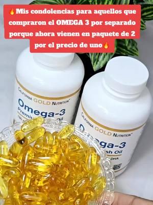 #omega3 #omega3fishoil #omega3fattyacid #omega3benefits #joven #fishoil #suplemento #suplementos #californiagoldnutrition #californiagold #healthaugsale #SuperBrandDay #newyear #newyeardeals #newyearnewaura #jumpstartsale #TikTokShop #blackfriday #tiktokshopmademebuyit #cybermonday #ttsacl #mademyyear #endofyearsale #sale #clearance #discount #flashsale #blackfridaydeals #blackfridaysale #bigsale #resultsmayvary #bienestar #salud #goldnutrition #californiagoldnutritionomega3 