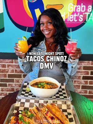 @tacochinozandbar is the NEW late-night spot serving up Korean-Mexican fusion! 🌮🔥 If you’ve never had buldak ramen fries before, now’s your chance! This spot is bringing the heat with Korean-Mexican flavors, and let me tell you—the menu does NOT miss!  📍14260G Centreville Square, Centreville, VA 20121 Here’s what I tried:  ✨ **Buldak Ramen Fries** – These are a hit here! Super flavorful but a little too spicy for me—are you up for the challenge? 🌶️🔥   ✨ **Birria Quesadilla** – A must-try! So cheesy, so flavorful—10/10.  ✨ **Tacos** – You gotta try them all for a full-on flavor journey! My faves?   🔹 Fish Taco – Fresh, crispy, and packed with flavor.   🔹 Chicken Birria – Juicy, tender, and rich in spices.    ✨ **Birria Ramen** – Spicy but soothing. Perfect for a chilly night! 🍜  ✨ **Carne Asada Burrito** – Whew! Juicy steak, perfectly seasoned rice—this one is on my top burrito list in the DMV! 🌯🔥   ✨ **Frozen Margaritas & Soju** – Sweet, tangy, and the perfect sip for a night out. 🍹  Late-night eats just got a serious upgrade! Who’s pulling up?! 👀🔥 #TacosChinoz #VirginiaFood #MDEats #MDFood #Maryland #MD #MarylandFoodie #MDFood #MarylandContentCreator #GoodFood #BlackFoodie #BlackBloggers #Marylandblogger #MDinfluencer #MDCounty #MDFoodie #DMVFoodie #DMVFood #PlacestoEatMaryland #VisitMD #FoodInfluencer #MDrestaurants #MarylandBlogger #placestoeatmaryland #Dmvcontentcreator #marylandfoodspots 