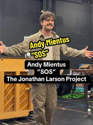 Andy Mientus sings “SOS” from The Jonathan Larson Project at press day ahead of their Off-Broadway run at the Orpheum Theatre starting on Valentines Day. #sos #jonathanlarson #andymientus #theatretok #theatre 