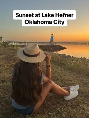 Views at Lake Hefner Lighthouse🌅 The Lake Hefner Lighthouse was built in the 1940s to boost Oklahoma City’s water supply, was originally called Bluff Creek Reservoir. Named after former mayor Robert A. Hefner, it’s now a popular spot for recreation with 9.5 miles of trails & photography!  #okc #visitokc #oklahoma #oklahomacity #lakehefner #lakehefnerokc #lakehefnerlighthouse #kcinfluencer#CapCut 