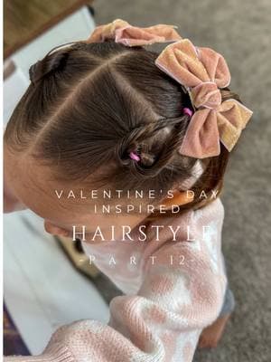 Valentine’s Day inspired hairstyle! PART 12! #cutehairstyles #easyhairstyles #hairstyles #hairtutorial #valentinesdayhair #valentinesdayhairstyles #hairinspiration #trendinghairstyle 