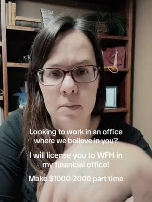 Let my office pay for your licenses. Help families with financial planning. We provide all the training, not a course to buy or an MLM. See if you qualify.#WFH #SmallBusiness #MomsofTikTok #buildpassivestreamsofincome #securitieslicense #lifelicensedagents #startnow #lifeagent #youareworthy 