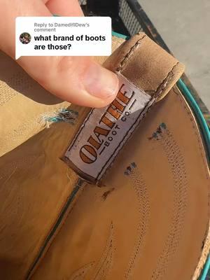 Replying to @DamedIfIDew Olathe >> rios #horses #horsetok #cowboy #cowgirl #boots #olathe #western 