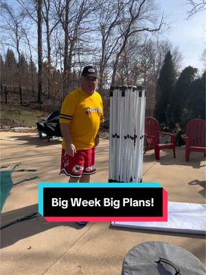 Big week Big Plans! #SuperBowl #chiefs #eagles #football #tent #easy #party #friends #family #food #big #ready #tailgateon #fun #canopy #tailgatingwithrod