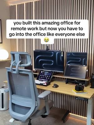 Imagine creating the ultimate home office space for remote work, only to find yourself back in the office. That's the irony, right? But for me, having a home office space that inspires creativity, simplifies my workflow, and fuels my passion is everything.  It's not just where I work-it's where I want to be. Every detail, from the lighting to the decor, was designed to make creating feel natural and enjoyable. Your space matters. When it's designed with intention, it doesn't just support your work-it transforms it. #homeoffice #wfh #workfromhome #tech #techtok #softwareengineer #softwaredeveloper #tech #homeofficespace #homeofficedecor #homeofficedesign  The Ultimate Home Office Home office space 