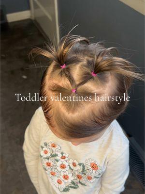 It’s officially love month!❤️ #fyp #kidshairstyle #hairinspo #toddlerhair #kindergartenhair #sahm #2yearoldhair #toddlerlife #shorttoddlerhairstyles 