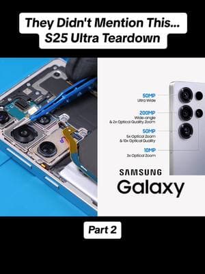 They Didn't Mention This... S25 Ultra Teardown! #Didn #Mention #samsung #S25Ultra #Teardown 