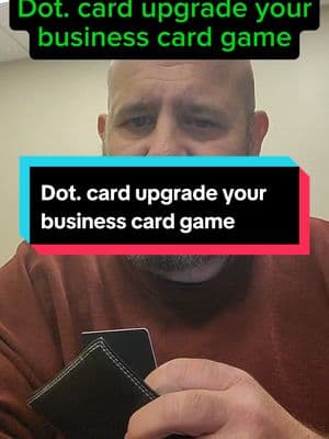 dot. card upgrade your business card game. #richdoc22 #bussinesonline #bussinesscard #information 