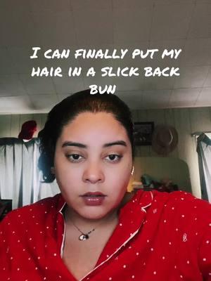 Hair growth #fyp #hairstyle #bun #hairtok #hairgrowth #growingmyhair #fyp #foryou #fortiktok #hair #blackhair #slickbun 