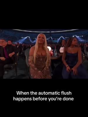 It shocks me everytime 😭 #pourri #poopourri #automaticflush #bathroomtok #ibsproblems #farttok #grammys #grammys2025 #beyoncegrammys #beyoncegrammys2025 