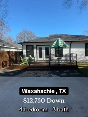 Experience timeless charm and modern upgrades in this completely renovated 4-bedroom, 3-bathroom home in Historic Waxahachie For a private showing please contact 📞 Armani Smith Armani@Rogershealy.com 469.441.2600 #waxahachie #dfw #dallas #surburbs #realestate #realestatemarket #conventionalloan #fha #forsttimehomebuyer