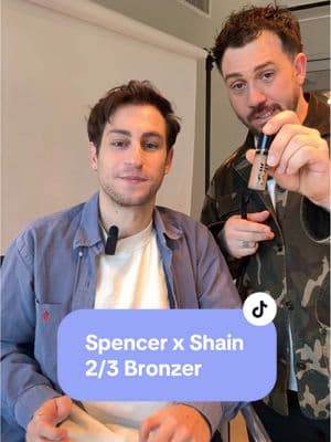 Talking #bronzer with @spencer using @Saie #dewbronze #mensgrooming #mensmakeup #lgbtq #gaytiktok 