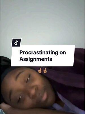 They will ALWAYS get done still 😭🤷🏾‍♀️ Who else waits until the last minute to get things done? 👀 #hbcu #hbcubuzz #blackcollege 🎥: @pursue 