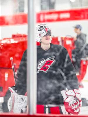 Weeee! 🌀 #hockey #hockeytok #hockeyboys #usphl #jrcanes #northcarolina #raleigh #nc #hockeygoalie #hockeytiktoks #goalie 