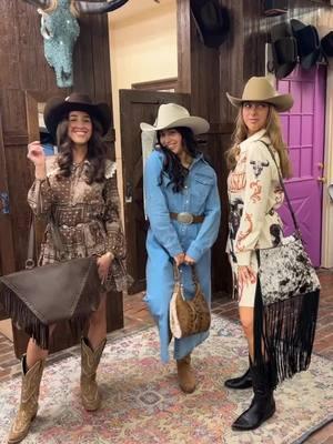 Get Rodeo ready with your girls! 🤠✨ From stunning western wear to unforgettable moments, make a statement at the Stock Show! 🐎🌟 #WesternStyle #RodeoVibes #GirlGang