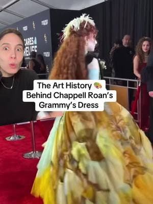 It’s no coincidence that Chappell advocated for working artists in her acceptance speech and that her dress celebrated many of the working artists and performers during the nineteenth century! #chappellroan #grammys #redcarpet #arthistory #impressionism #degas #ballet #dancers #art #jeanpaulgaultier #vintagefashion  #greenscreen #greenscreenvideo 