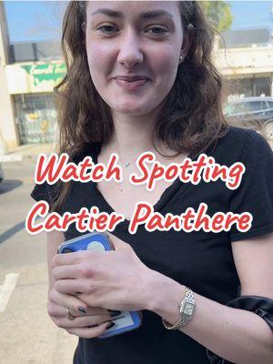 Watch spotting a Cartier Panthere from an ex-lover. #watchtok #vintagewatch #cartier #cartierpanthere #watchspotting 