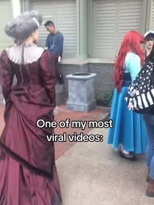 This is a great example of how fun it can be to find other people like you! I can't tell you how many random skits I've done with others based on who we're wearing. When I'm the Evil Stepmother, I gracefully give every princess a hard time. My Mother Gothel interaction is similar but a lot more sassy about it. #cosplaylife #lifeofcosplay #evilstepmother #cinderella #dosney #cosplay 