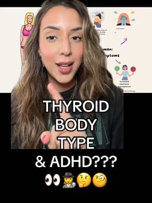 Replying to @nynne888 the fascinating correlations between ADHD & the thyroid body type will blow your mind 🤯 it’s mostly due to overlaps in dopamine & energy regulation/production which lead to similar symptoms (brain fog, anxiety, exhaustion, poor focus & memory) & patterns of behavior (hyperfixation, impulsivity, starchy sugary cravings, overthinking). If you have ADHD & hypothyroidism, what are your thoughts?!? I’m so curious  #thyroidbodytype #hormonalbodytyping #adhdinwomen #womenwithadhd #hypothyroidism #dopaminedetox #greenscreen 