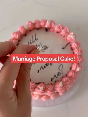 How did it turn out? #cakesbymarian #cakedecorating #cake #proposal #proposalcake #engaged #married