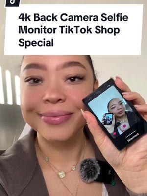 The 4k version is here!  This phone selfie monitor screen is my number 1 recommendation for content creators in 2025! Its up to you if you want to listen to me or not, but chances are your competition is already using one! 🤷‍♀️  #newmoma #selfiescreen #vlogscreen #contentcreator #videohack #phonehack #videotips #videogear #phonegear #hackeameraback*backcameramonitor.en #phonemonitorscreenil #selfiescreenmonitor #FaliDealsForYou #TikTokshopfallsale it Drop #TikTokShopHolidavHaul #TikTokShopBlackFriday #TikTokShopCyberMonday #treasurefinds #4k #autumnsale #holidayhaul #viralpicks #newarrivals #giftsforhim #giftsforher #giftideasforher #giftideasforhim #iphone