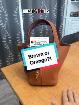 Replying to @Renee_SAHM What color is this bucket bag?! 🤯 #bucketbag #viralpurse #WomenOfTikTok #ladiesoftiktok #fashion #birkinbag 