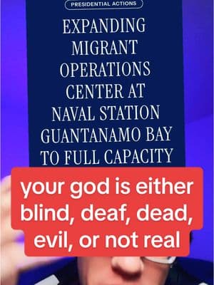 Replying to @TruthSeeker381 I‘ve absolutely no reason to put any trust in your god. If it exists, it’s not demonstrated that it gives much of a fuck what happens to humanity. Your god didn’t stop them last time; humans fighting for basic human rights did. Which do you think will happen this time? Consider not spending your life focused on a mythical being and instead looking at what’s actually happening right before your eyes 🙏 #2025 #atheist #america #god #notrust #whatdowedo #greenscreensticker 