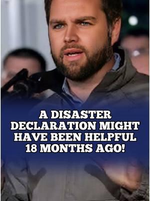 DOES EAST PALESTINE, OH NEED A DISASTER DECLARATION? “A disaster declaration might have been helpful 18 months ago, if it’s a yes, then I am going to take that message back to Washington.” VP @J.D. Vance #eastpalestine #conservativesoftiktok  **The opinions expressed in aired segments are just that—opinions. These views are safeguarded by the First Amendment of the U.S. Constitution. As a news agency, we are committed to reporting the news and providing a platform for diverse perspectives, without endorsing any particular viewpoint.  As always please take personal responsibility and do your own research**