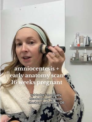 *drafts* so thankful I had a good amnio experience - sharing my thoughts the day after my 16 week appt #pregnancyjourney #pregnancydiary #16weekspregnant 