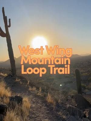 POV: You’re hiking one of the best trails in Peoria, AZ. 🥾☀️   The West Wing Mountain Loop is 3.7 miles of scenic views and rocky terrain—just the right amount of challenge. Perfect for a sunrise trek! Bonus: It’s dog-friendly. 🐕   Tag your hiking buddy, and tap the link in our bio for best hikes in the valley! ⛰️   #VisitPhoenix #HikeAZ #fyp