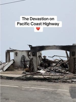 The Devastation on Pacific Coast Highway after the Palisades Fire is hard to comprehend! Heartbreaking 💔 #pacificcoasthighway #palisadesfire #wildfires #devastion #malibu #pacificpalisades #lastrong #fire #prayforcalifornia #CapCut 