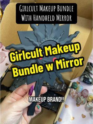 Girlcult makeup bundle deal! Girlcult liquid lipstick, eyeshadow palette, crème blush, handheld mirror, puff! @Girlcult Official  #girlcult #girlcultmakeup #gothmakeup #emomakeup #egirlmakeup #cbeauty #TikTokShopJumpstartSale #TikTokShopLoveAtFirstFind #lovelanguage #seasonalgems  Best girlcult products to try? Best alternative makeup brands? C Beauty 