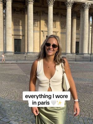 everything I wore in paris 🤍 comment for 🔗 to anything and I’ll send it to you!!!  #paris #travel #traveltiktok #traveling #traveloutfit #europetrip #europeansummer #europetravel #europeoutfits #europeoutfitinspo #outfitinspo #parisfashion #parisoutfits #parisfits #parisfrance #triptoparis #dresses #travelbags #cuteoutfits #outfitinspiration #europetripoutfits #caritravels @LSPACE @reformation @abercrombie @Reebok @Ray-Ban @Aritzia @Prada @Amazon Fashion @lululemon  