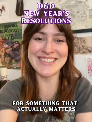 I think we’ve already broken most of these 😅 Have YOU kept up with your D&D resolutions?  💚 Find out if Lilly ever rolls that big Nat 20 on Gals & Goblins, our Actual Play D&D Podcast!  #galsandgoblins #galsandgoblinspod #womenofdnd #actualplaypodcast #dndpodcast #dungeonsanddragons #dndtiktok #ttrpgtok #actualplay 