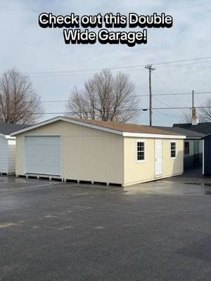 These two garage halves are ready to be delivered and joined into one amazing storage space. #mancave #workshop #woodshop #timyhome #garage 