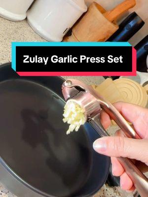 Zulay Garlic Press Set #garlic #garlicpress #press #kitchengadget #kitchen #useful #goodquality #musthaves #TikTokShop #tiktokshopfinds #tiktokmademebuyit #punjabitiktok #desi #indiantiktok #foruyou 