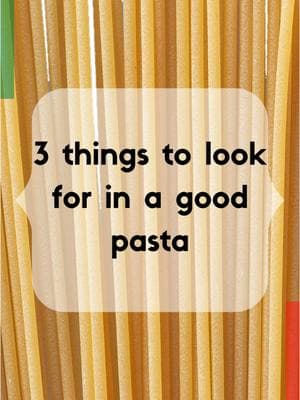 DO YOU LOOK FOR THESE? ⬇️  🍝 Bronze-Cut: This gives the pasta a rough, porous texture that holds onto sauces beautifully—no slippery, flavorless bites here! ⏳ Slow-Dried at Low Temperatures: Unlike industrial pasta that’s dried quickly at high heat (which can affect taste and digestibility), traditional pasta is dried slowly, preserving its structure, nutrients, and authentic flavor. 🌾 Ivory Color: High-quality durum wheat and careful drying result in a natural ivory hue—not the bright yellow you often see in mass-produced pasta.  This post is meant to inform, and not dictate to people how or what to eat/drink. It is up to the consumer to make the final choice when purchasing a product. . . #italianfood #italy #madeinitaly #pasta #DidYouKnow