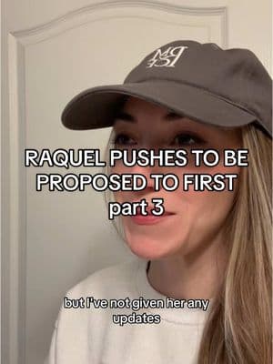 Replying to @taytay082121 Part 3 of Raquel demands to get proposed to first. This skit features: 🎀 Raquel who’s dating 🧢Tony - his brother is Chase (grey hat) who’s dating Ariel (pink hat).  And Chase and Tony’s mom, Joan! (Pink glasses and hair back)  #bride #bridetobe #bridal #engaged #funnyskits #dramaskits #contentwriter #familyskits #storyteller #wedding #weddingplanner #weddingcontent #weddingtiktok #weddingday #weddingdress #weddingtok #bridetok #brideandgroom #weddingvibes #weddingplanning #weddingcontentcreator